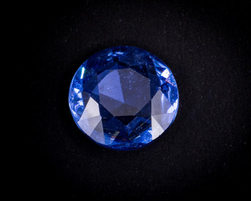 Hellblauer Vintage-Ceylon-Saphir im Rosenschliff, 1930er-Jahre, 0.83 ct