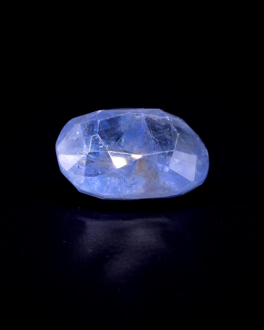 4.03 ct 无烧浅蓝色 Ceylon 蓝宝石，椭圆形