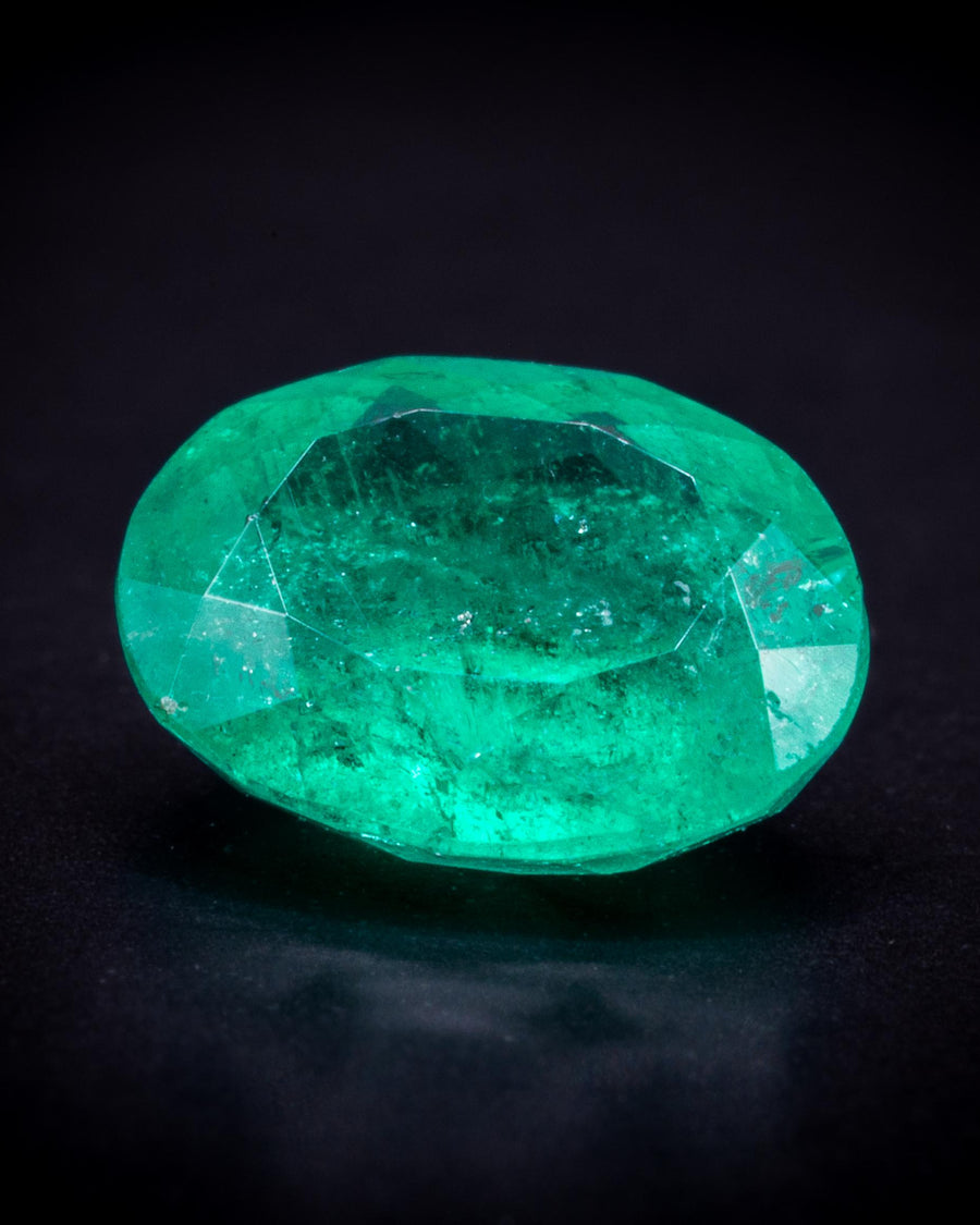 0.95 ct 無処理・ノンオイル コロンビア産エメラルド、オーバル