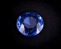 Vintage 1930s rose cut light blue Ceylon sapphire, 0.83 ct