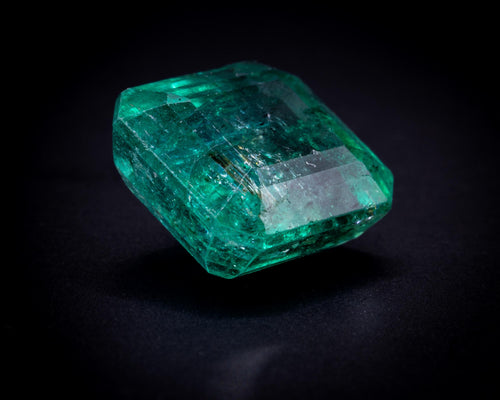 2.51 ct Zambian emerald, emerald cut, loose