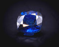Königsblauer Saphir im quadratischen Kissenschliff, 1.06 ct, lose