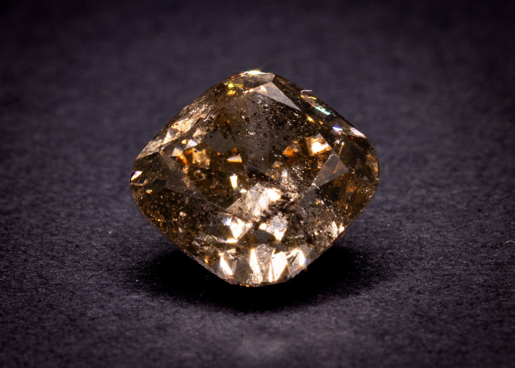 Unbehandelter natürlicher brauner Cognac-Diamant, 5.20 ct, Kissenschliff, Ansicht 7