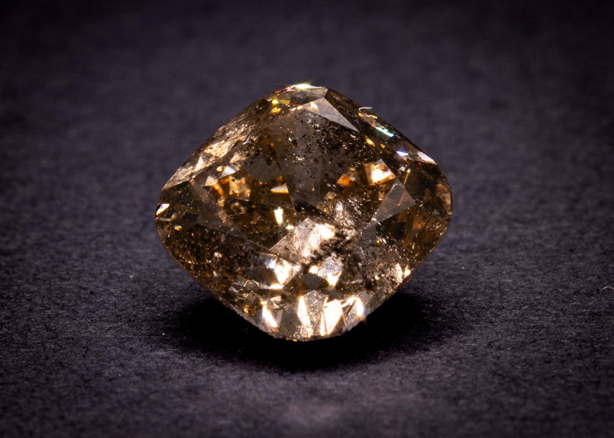 Unbehandelter natürlicher brauner Cognac-Diamant, 5.20 ct, Kissenschliff, Ansicht 7