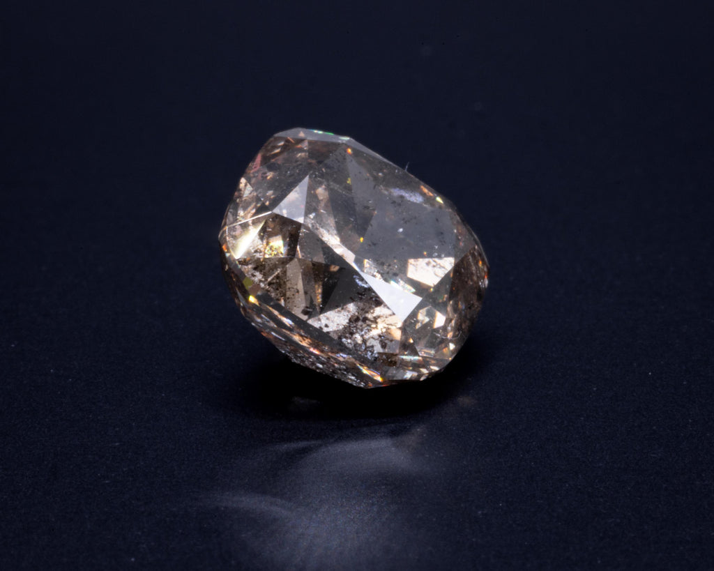 Unbehandelter natürlicher brauner Cognac-Diamant, 5.20 ct, Kissenschliff, Ansicht 14