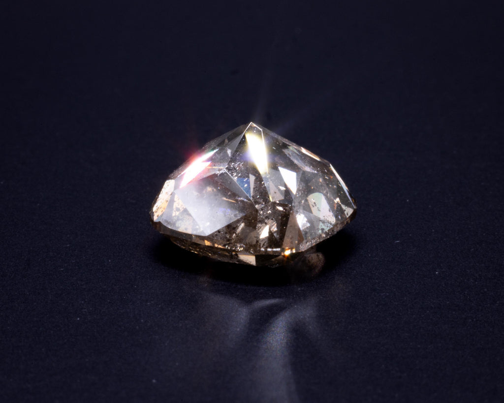 Unbehandelter natürlicher brauner Cognac-Diamant, 5.20 ct, Kissenschliff, Ansicht 15