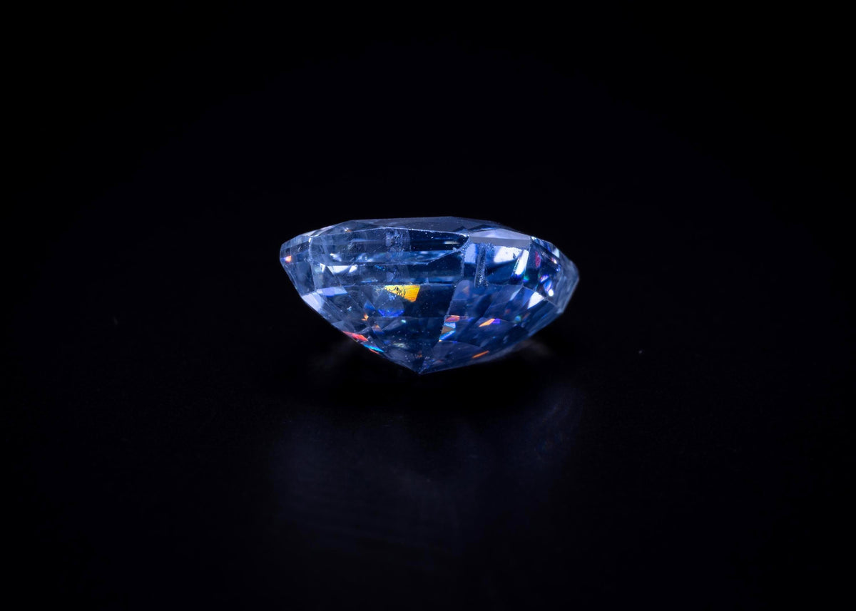 6.83 ct unheated light blue Ceylon sapphire, loose, view 7