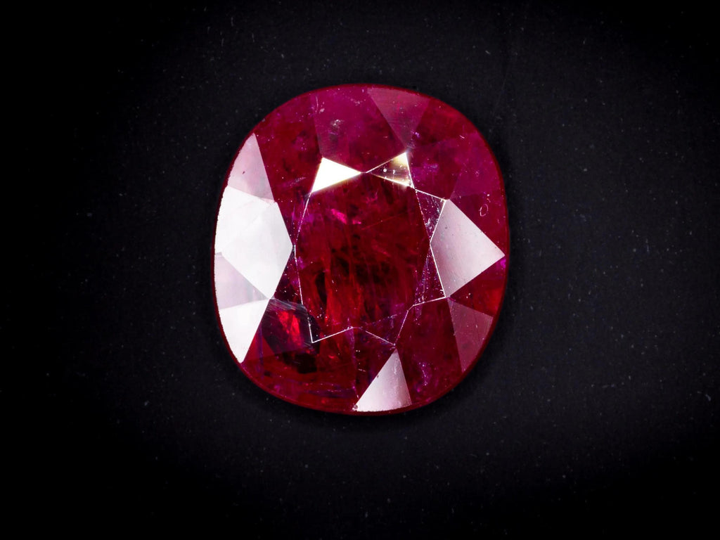 3.15 ct 平切莫桑比克红宝石，裸石，视图 4