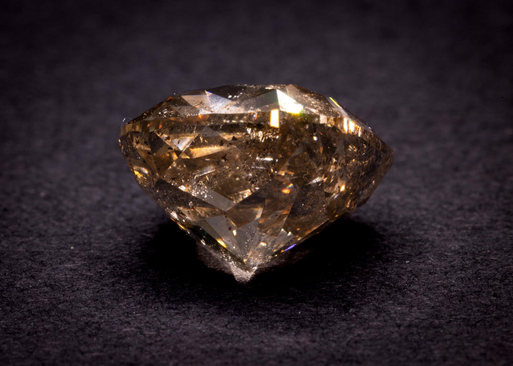 Unbehandelter natürlicher brauner Cognac-Diamant, 5.20 ct, Kissenschliff, Ansicht 11