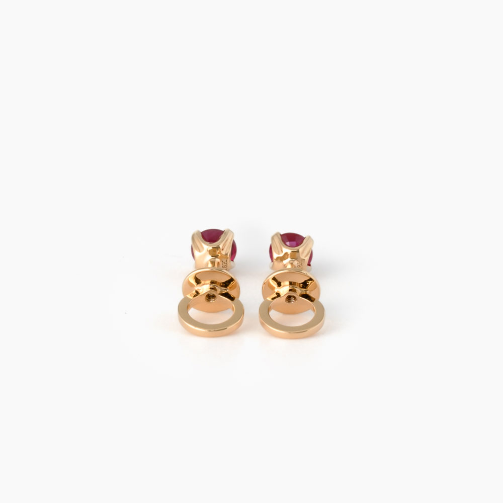 Burma-Ruby-Stud-Earrings_Rose