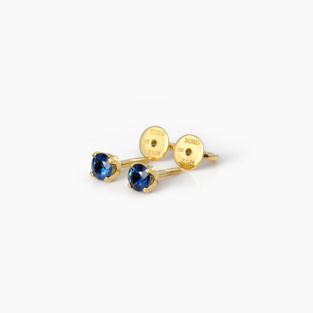 Web_Img_1 (3) Dainty Sapphire Stud Earrings – Yellow Gold