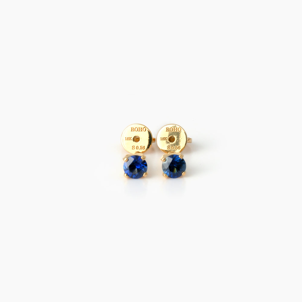 Fine Sapphire Stud Earrings