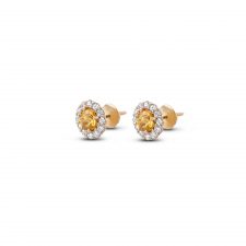 gleaming_yellow_sapphire_diamond_stud_earrings_rose