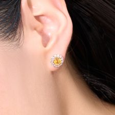 gleaming_yellow_sapphire_diamond_stud_earrings_rose