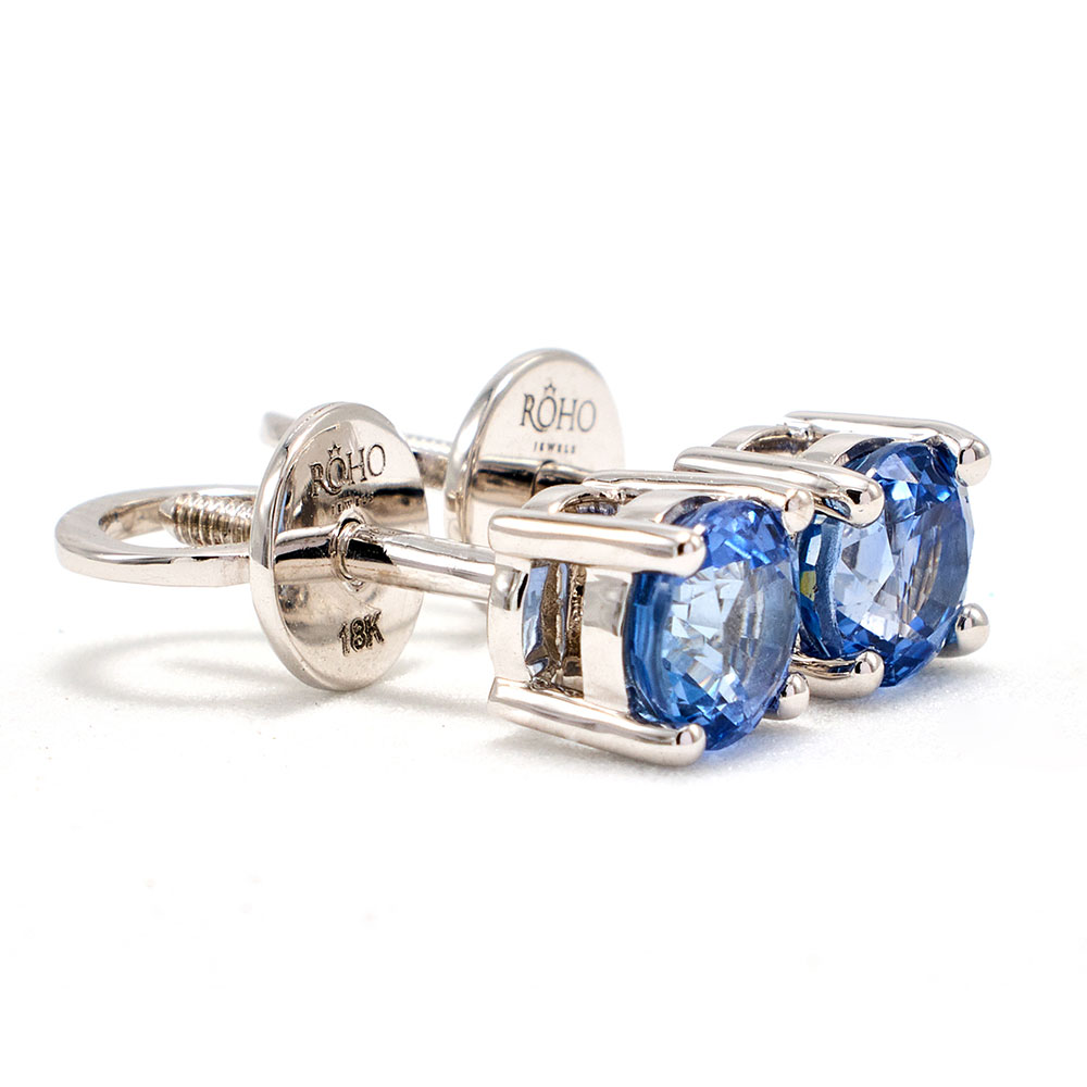 handcrafted_blue_sapphire_stud_earrings_white