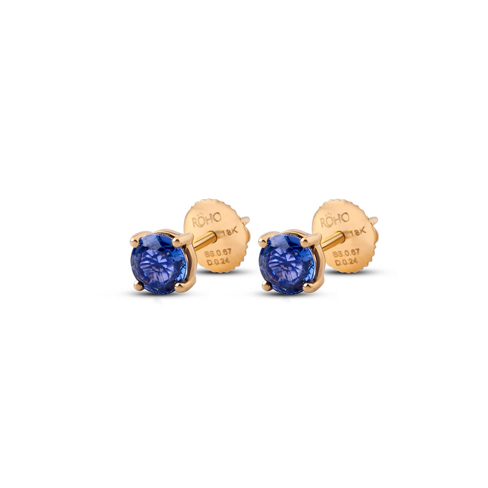 handcrafted_blue_sapphire_stud_earrings_yellow