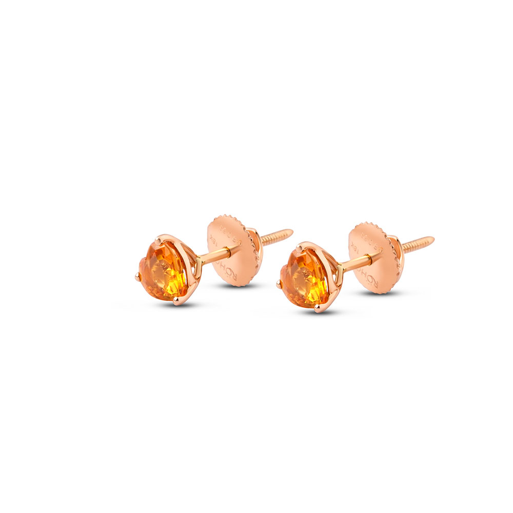 heart_orange_sapphire_diamond_stud_earrings_rose