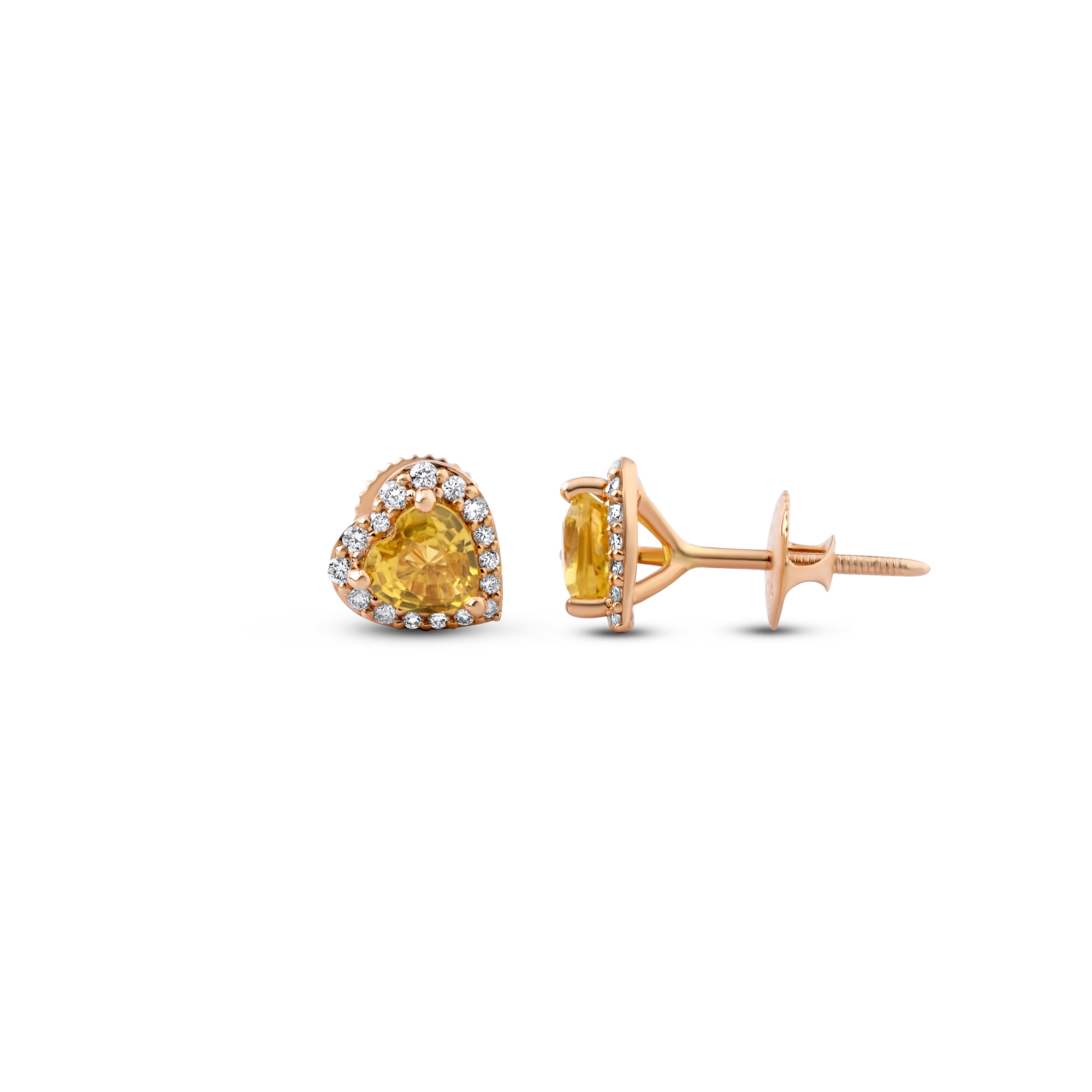 in_love_yellow_sapphire_diamond_stud_earrings_rose