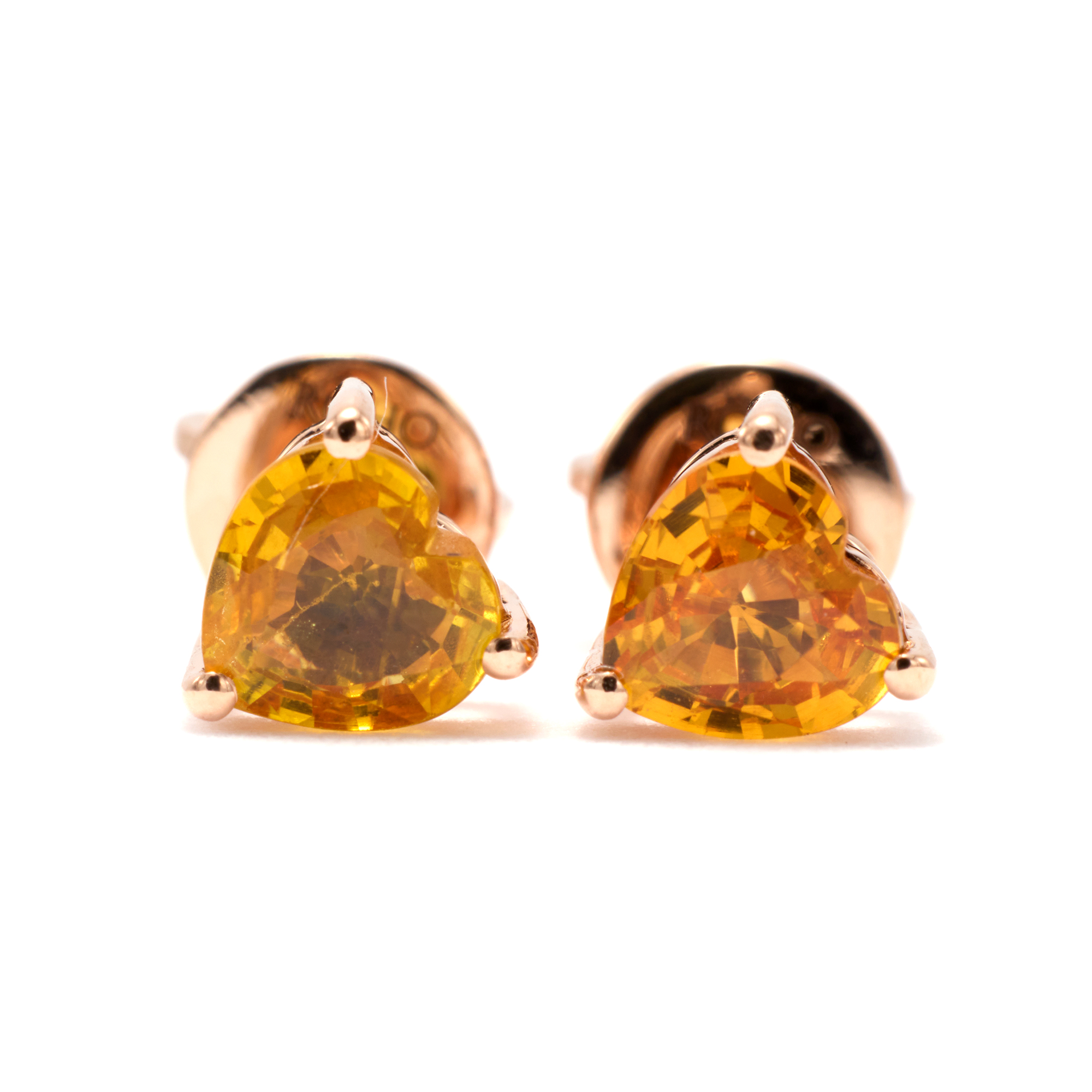 paris_yellow_heart_sapphire_stud_earrings_rose