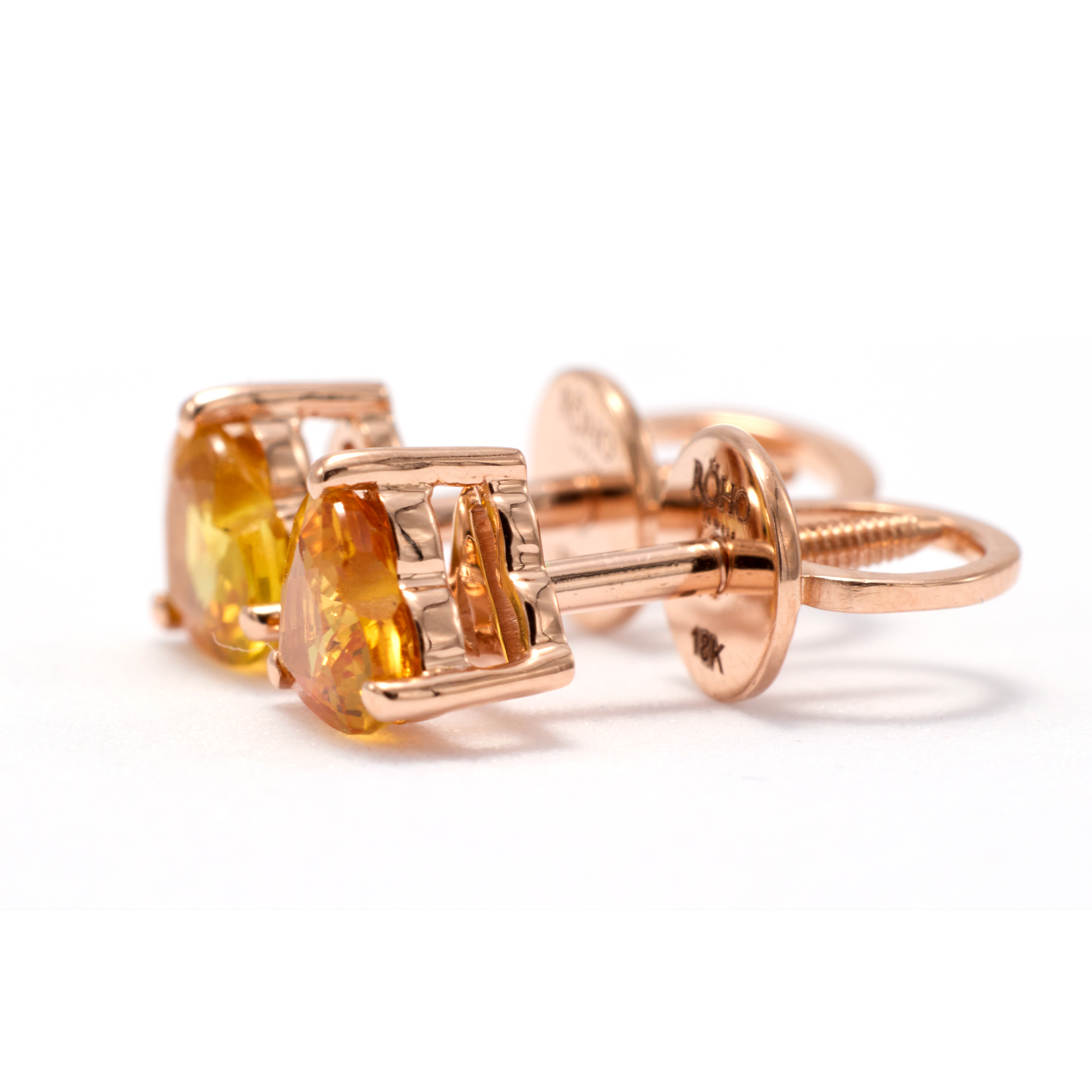 paris_yellow_heart_sapphire_stud_earrings_rose