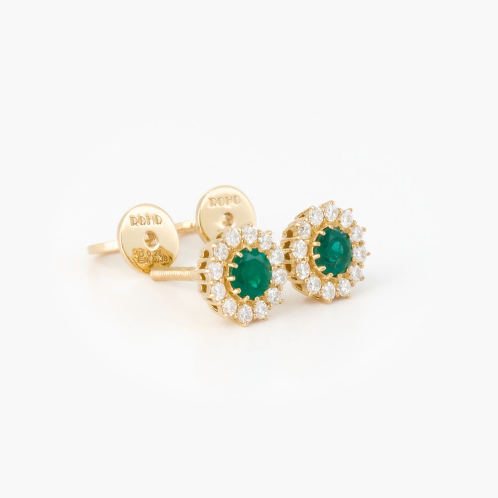 pure_emerald_stud_earrings_with_halo_diamonds