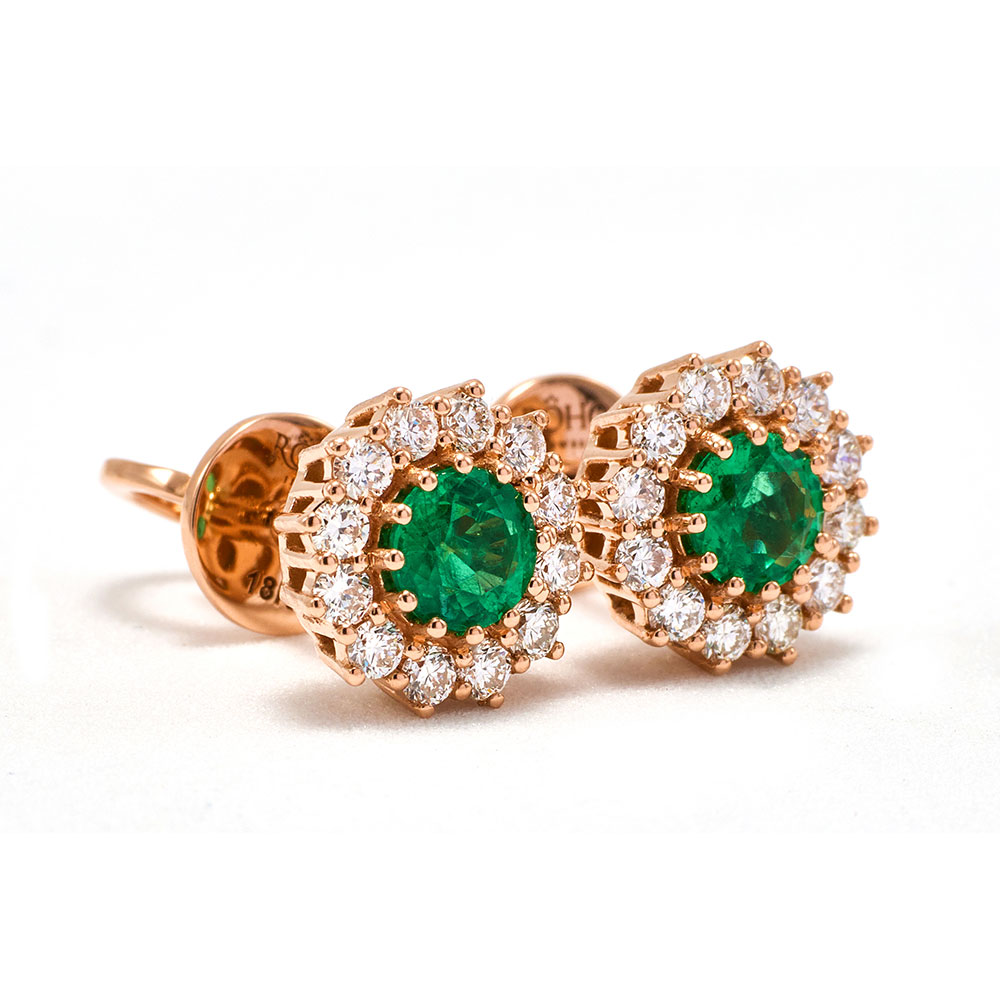 rich_greenemerald_stud_earrings_with_halo_diamonds_rose