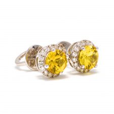 sunflower_white_sapphire_diamond_earrings_white