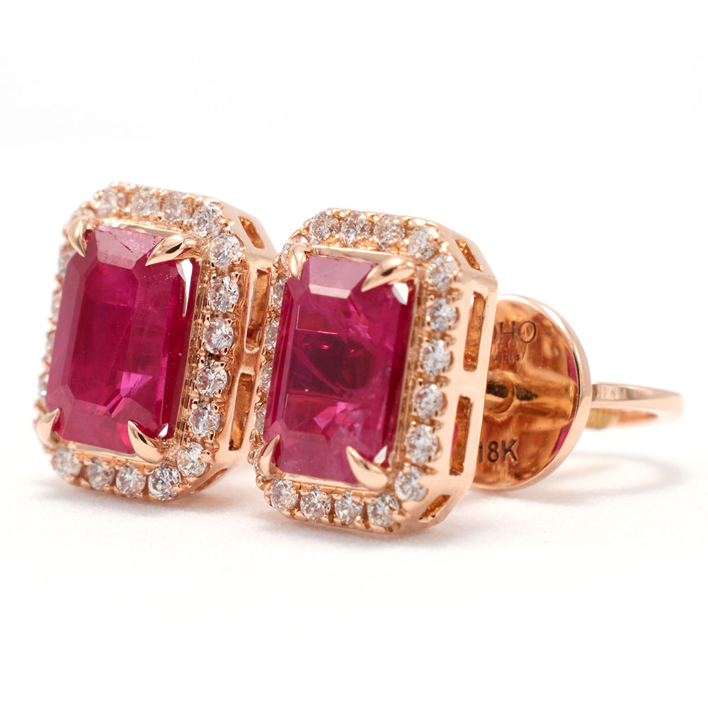 Emerald_Cut_Ruby_&_Diamond_Stud_Earrings_rose