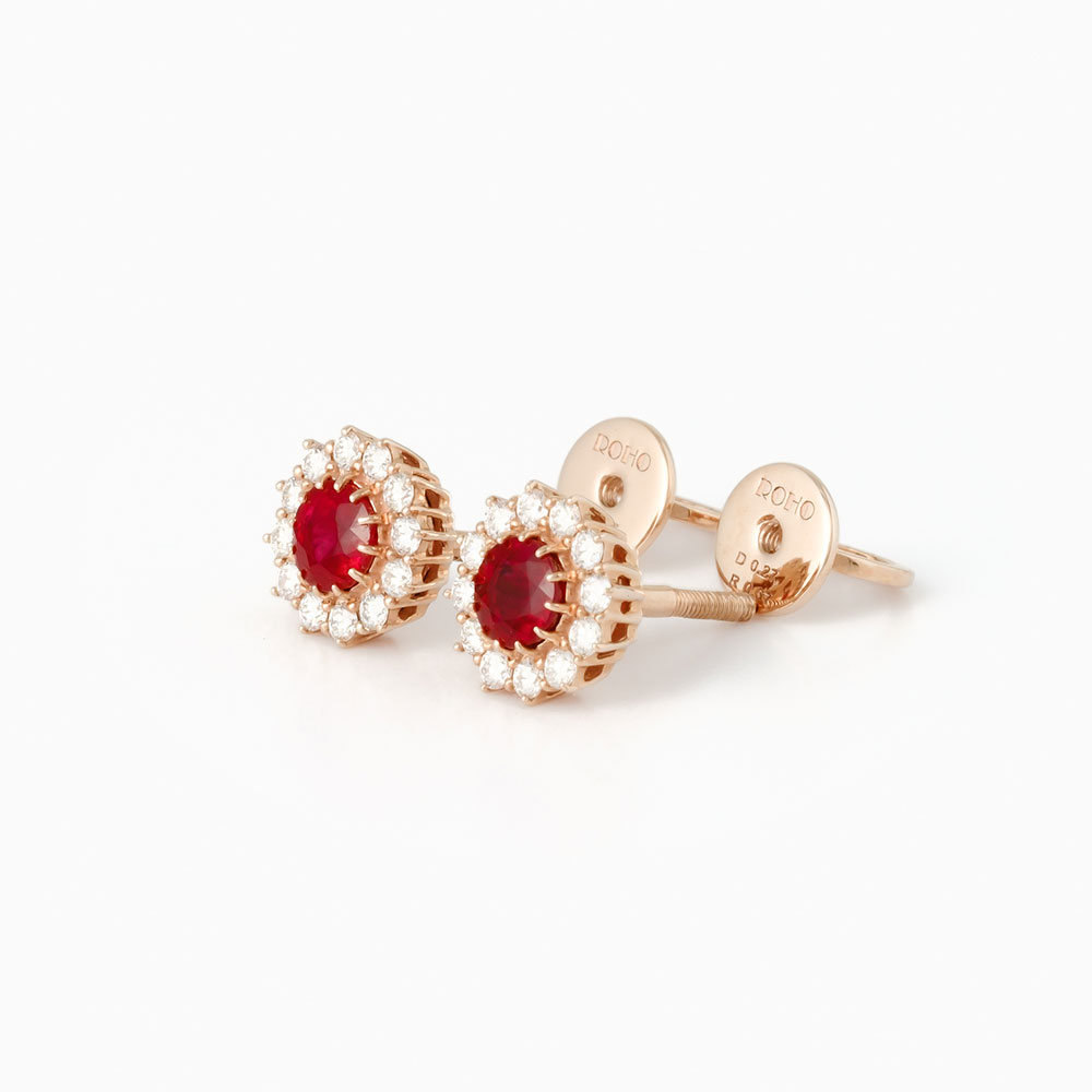 Pure_Ruby_Stud_Earrings_with_Halo_Diamonds_rose