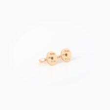 18k Gold Yellow Sapphire Stud Earrings